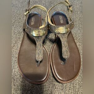 Michael Kors logo sandals